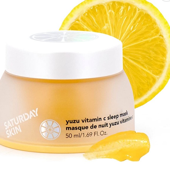 NWT Saturday Skin Yuzu Vitamin C sleep mask - Picture 1 of 6